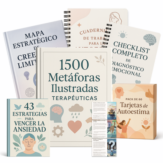 1500 Metáforas Ilustradas Terapéuticas + Ejercicios y Aplicación Práctica
